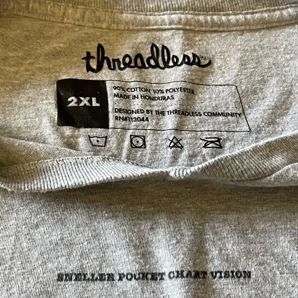 Threadless 2XL T-Shirts Bear with Balloons & Humorous Eye Chart - Picture 6 of 11